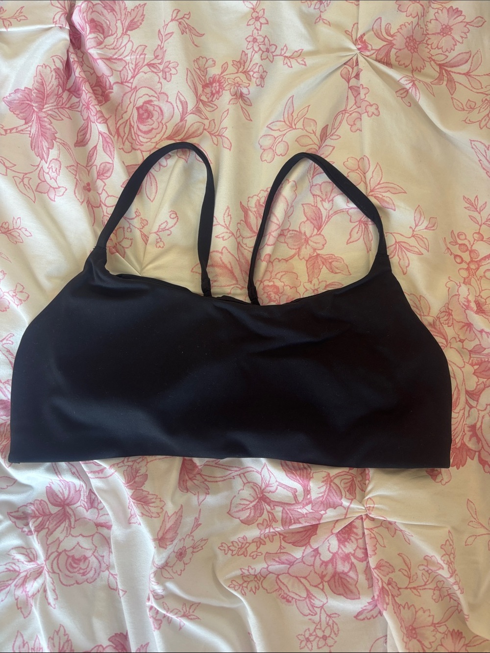 lululemon athletica Black Seamless Sports Bralette